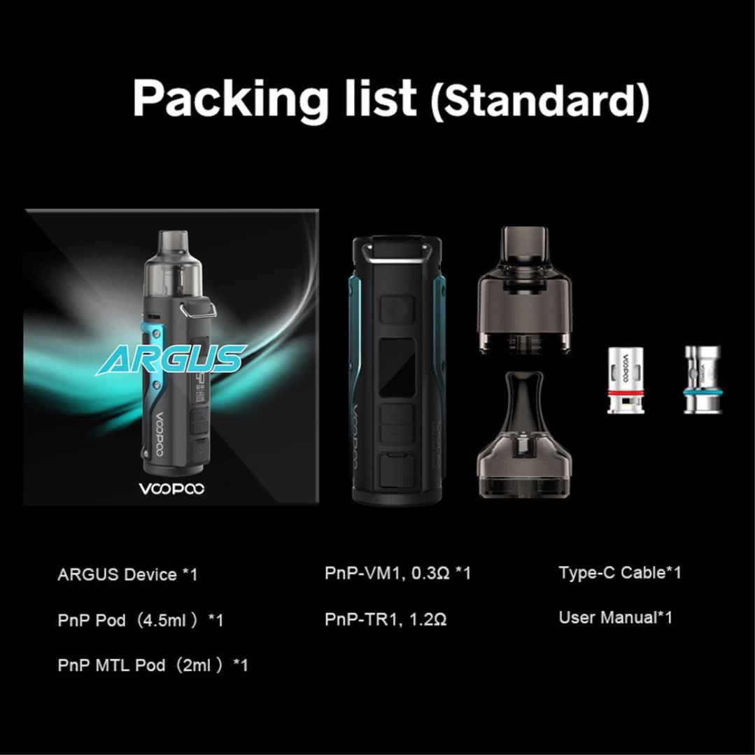 VOOPOO ARGUS pod mod kit benzínová zeleno-stříbrná Z2HHF77 - VOOPOO Vape CZ