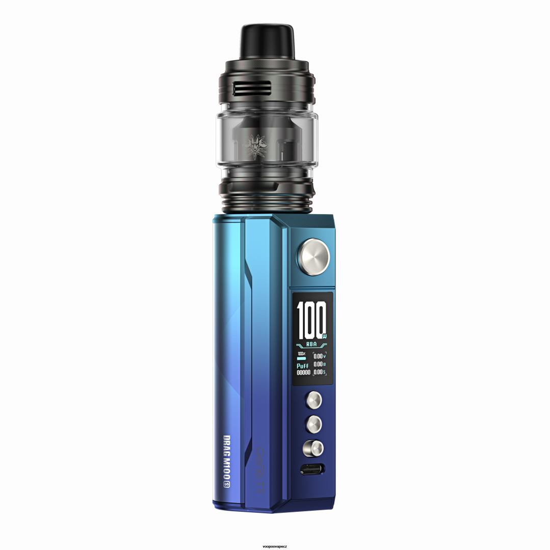 VOOPOO DRAG M100S mod zařízení azurová a modrá Z2HHF277 - VOOPOO Vape CZ