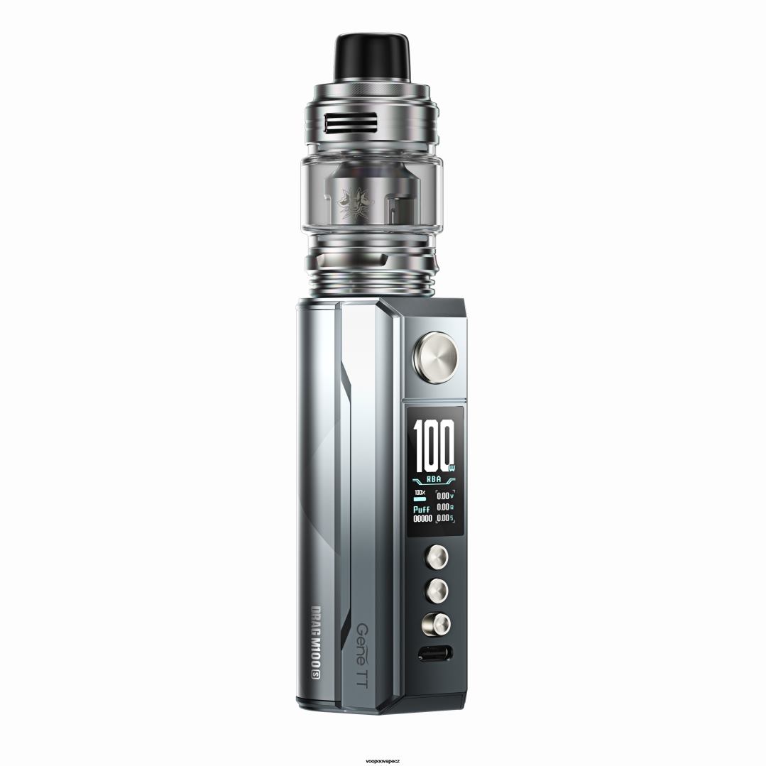 VOOPOO DRAG M100S mod zařízení stříbrné  černé Z2HHF158 - VOOPOO Vape Praha
