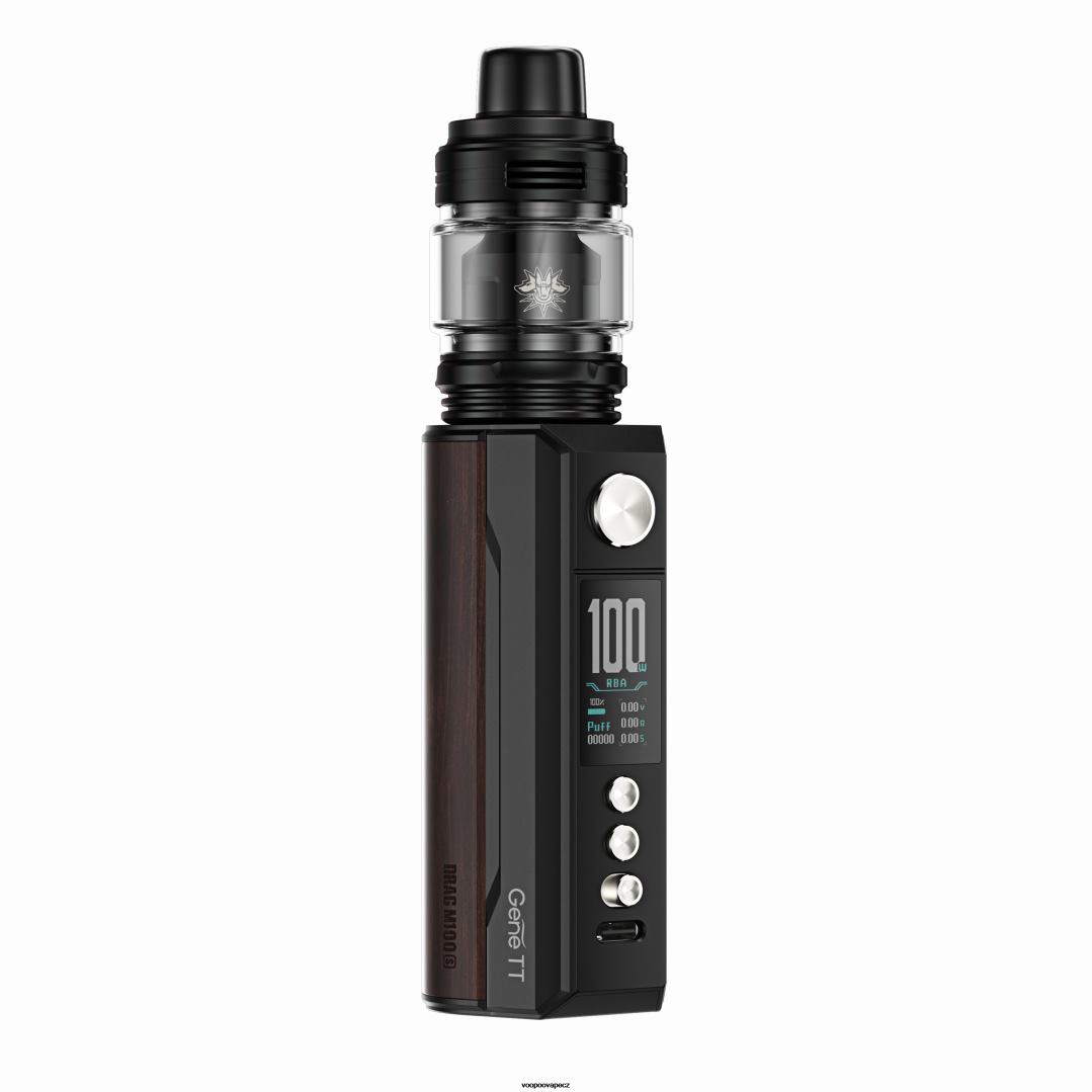VOOPOO DRAG M100S mod zařízení černá a tmavé dřevo Z2HHF274 - VOOPOO Gene CZ