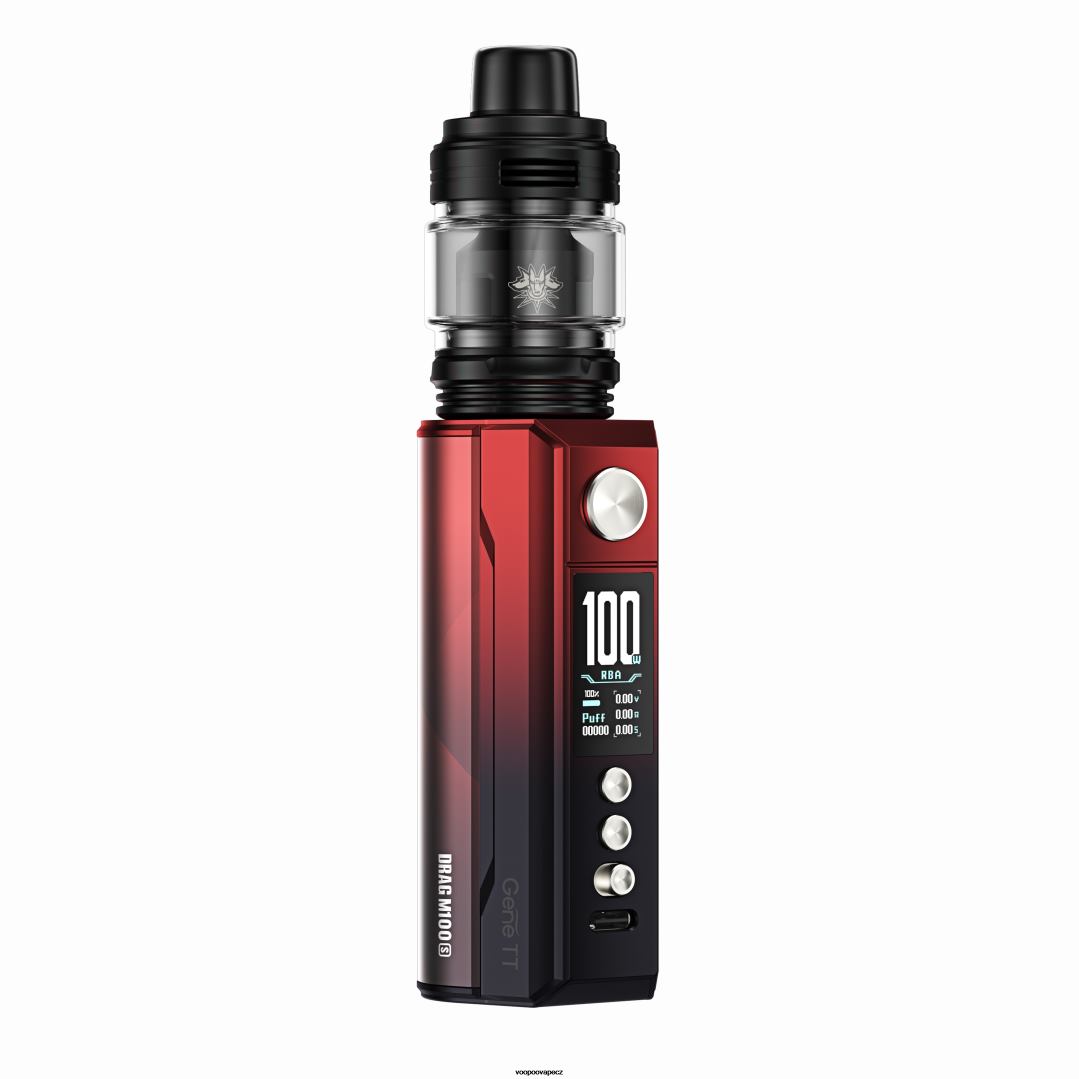 VOOPOO DRAG M100S mod zařízení červená černá Z2HHF276 - VOOPOO Vape Amazon