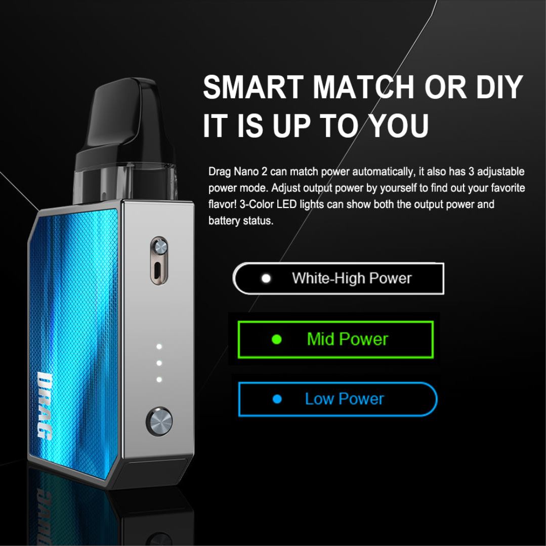 VOOPOO DRAG NANO 2 pod kit zelený čaj Z2HHF152 - VOOPOO Vape Pod