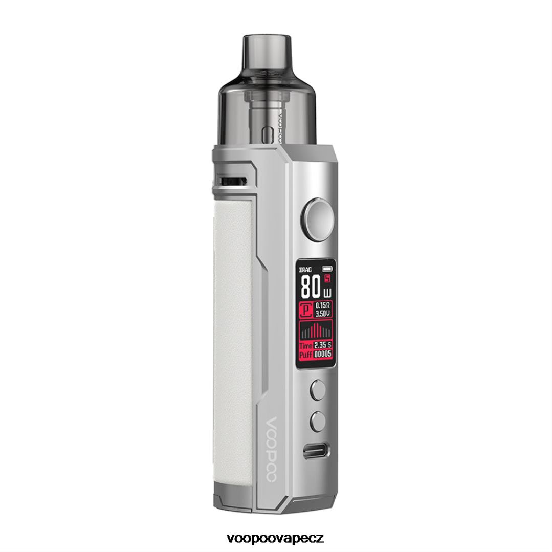 VOOPOO DRAG X pod mod kit stříbrná bílá Z2HHF177 - VOOPOO Vape CZ
