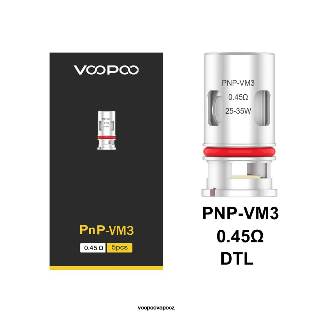 VOOPOO PNP cívky (5ks) pnp-vm3 Z2HHF597 - VOOPOO Vape CZ