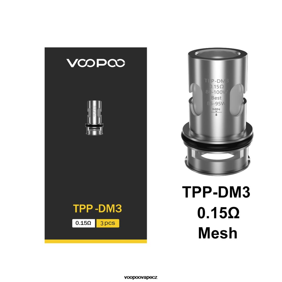 VOOPOO TPP cívky (3ks) tpp-dm3 Z2HHF610 - VOOPOO Vape Online