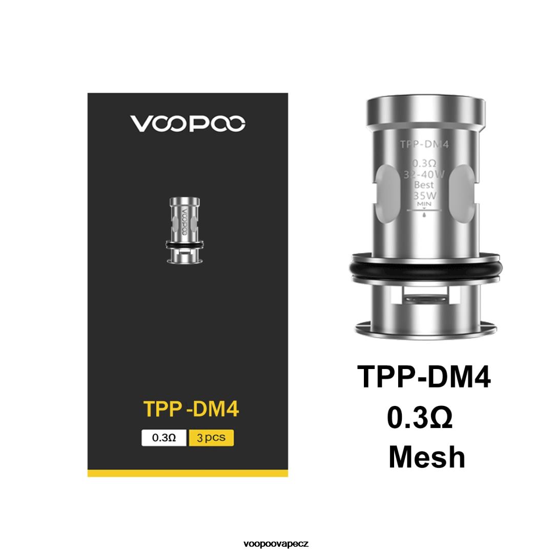 VOOPOO TPP cívky (3ks) tpp-dm4 Z2HHF611 - VOOPOO Vape Liquid