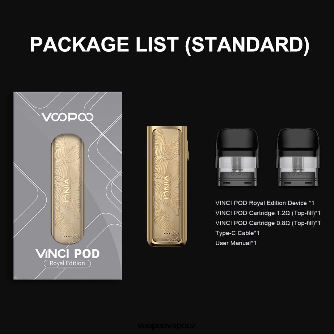 VOOPOO VINCI POD královské vydání zlatý list Z2HHF343 - VOOPOO Drag CZ