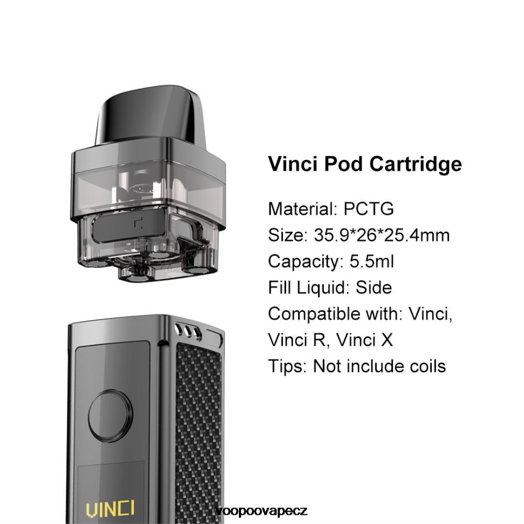 VOOPOO VINCI REPLACEMENT POD (2ks) Černá Z2HHF554 - VOOPOO Gene CZ