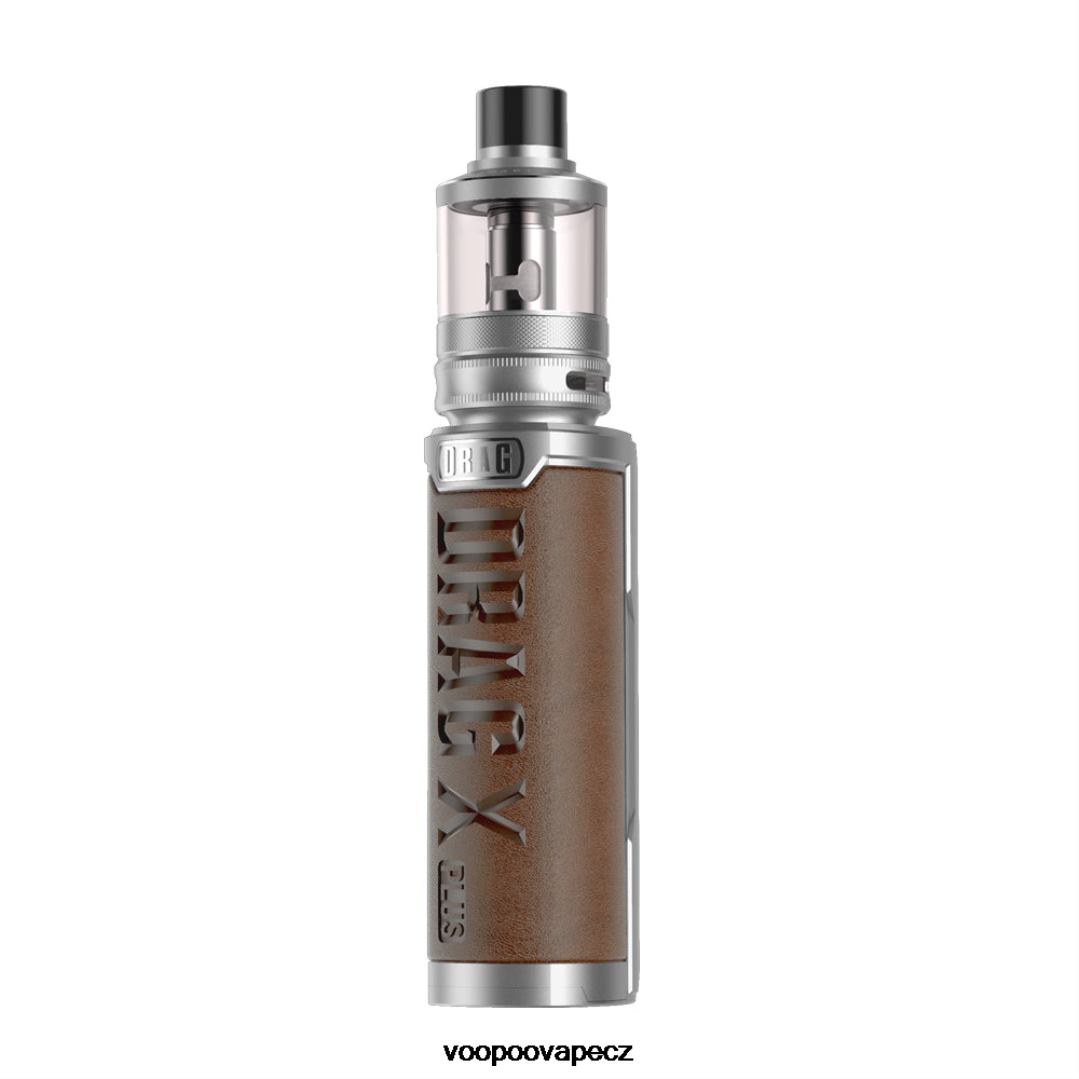 VOOPOO DRAG X PLUS odborné vydání stříbrná+retro hnědá Z2HHF281 - VOOPOO Vape Liquid
